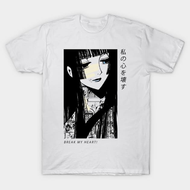 xxxHOLiC ''BREAK MY HEART'' V1 T-Shirt by riventis66